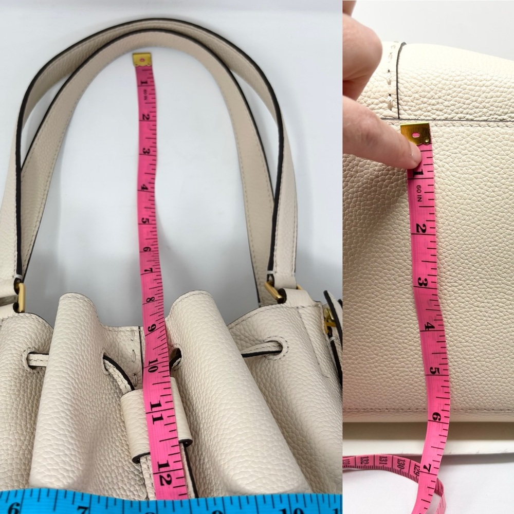 Tory Burch Oversized McGraw Dragonfly Bag in Brie Leather - Picture 15 of 16
